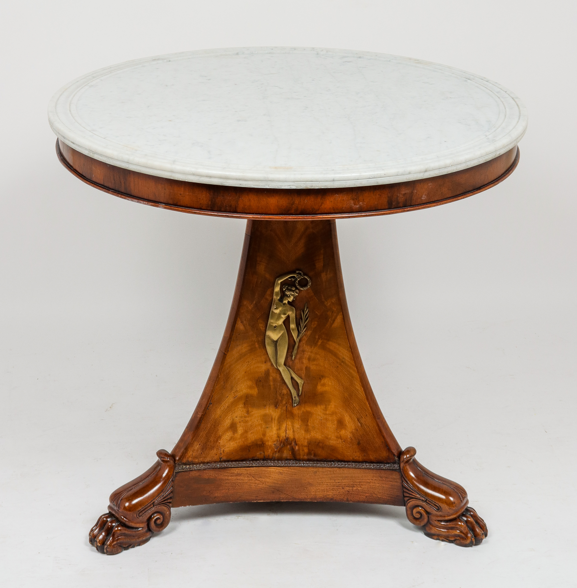 FRENCH LOUIS PHILIPPE MARBLE TOP