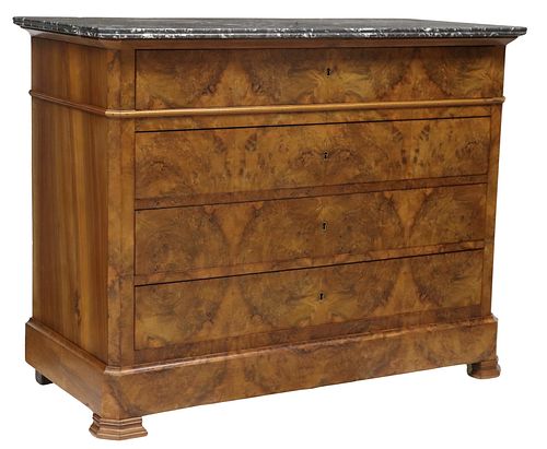 FRENCH LOUIS PHILIPPE MARBLE-TOP