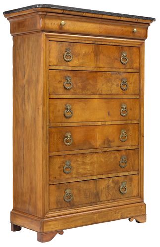 FRENCH LOUIS PHILIPPE MARBLE-TOP