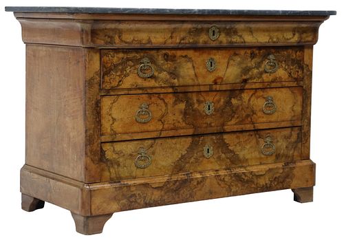 FRENCH LOUIS PHILIPPE MARBLE-TOP