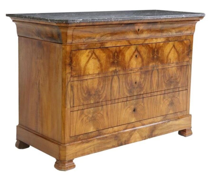 FRENCH LOUIS PHILIPPE MARBLE-TOP