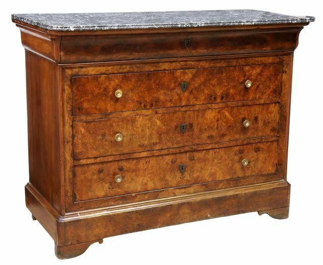 FRENCH LOUIS PHILIPPE MARBLE-TOP