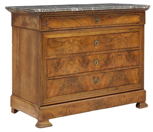 FRENCH LOUIS PHILIPPE MARBLE-TOP