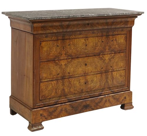 FRENCH LOUIS PHILIPPE MARBLE-TOP