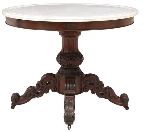 FRENCH LOUIS PHILIPPE MARBLE-TOP
