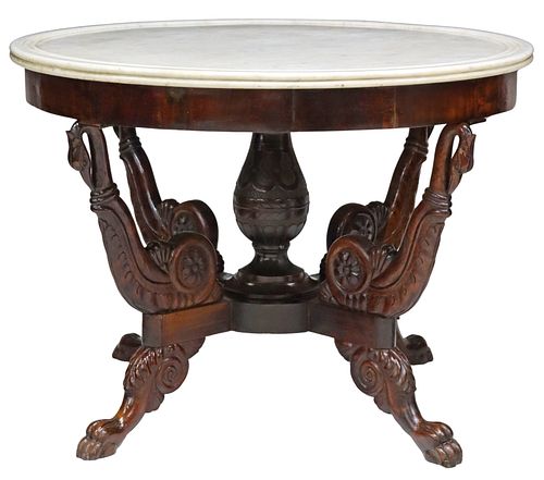 FRENCH LOUIS PHILIPPE MARBLE-TOP