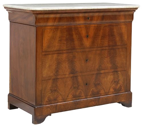 FRENCH LOUIS PHILIPPE MARBLE-TOP