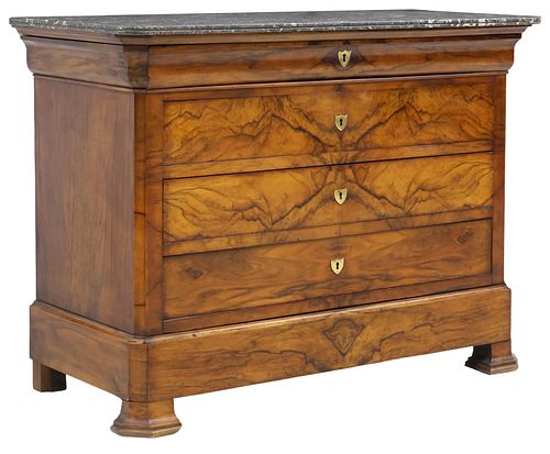 FRENCH LOUIS PHILIPPE MARBLE-TOP