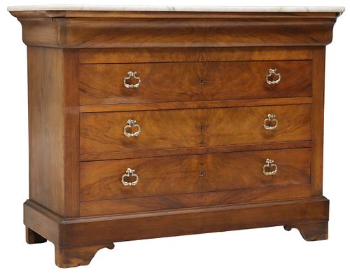 FRENCH LOUIS PHILIPPE MARBLE-TOP