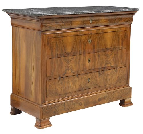 FRENCH LOUIS PHILIPPE MARBLE-TOP