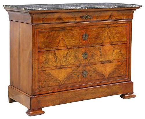 FRENCH LOUIS PHILIPPE MARBLE-TOP