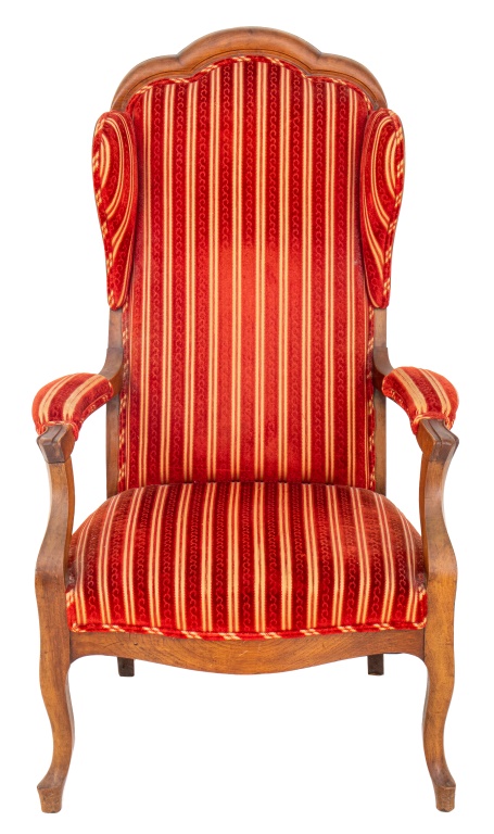 FRENCH LOUIS PHILIPPE UPHOLSTERED