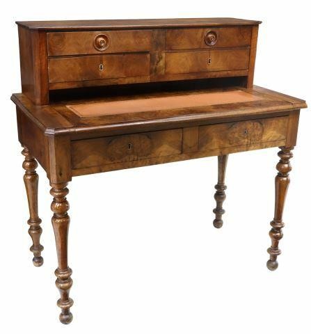 FRENCH LOUIS PHILIPPE WALNUT BUREAU