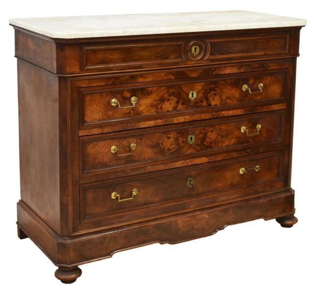 FRENCH LOUIS PHILLIPE MARBLE-TOP