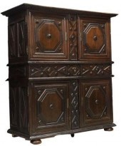 FRENCH LOUIS XIII OAK CUPBOARD