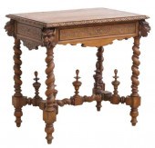 FRENCH LOUIS XIII STYLE CARVED