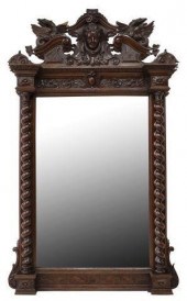 FRENCH LOUIS XIII STYLE CARVED