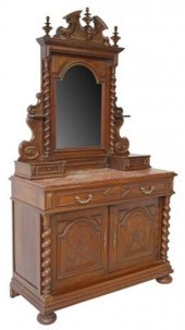 FRENCH LOUIS XIII STYLE WALNUT