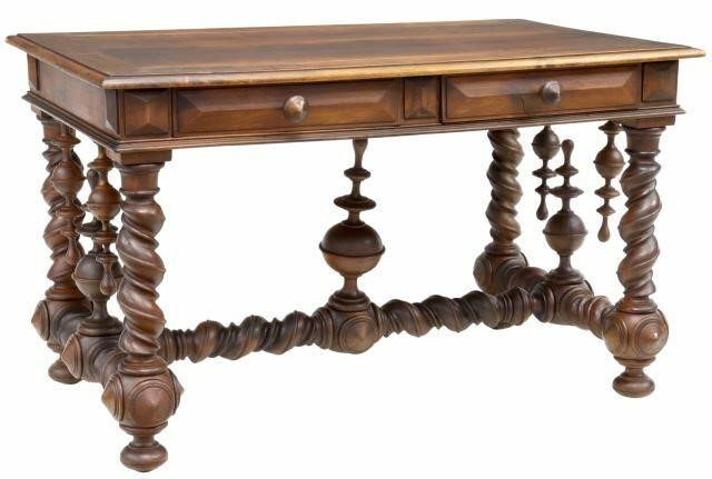 FRENCH LOUIS XIII STYLE WALNUT