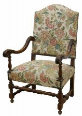 FRENCH LOUIS XIII STYLE WALNUT