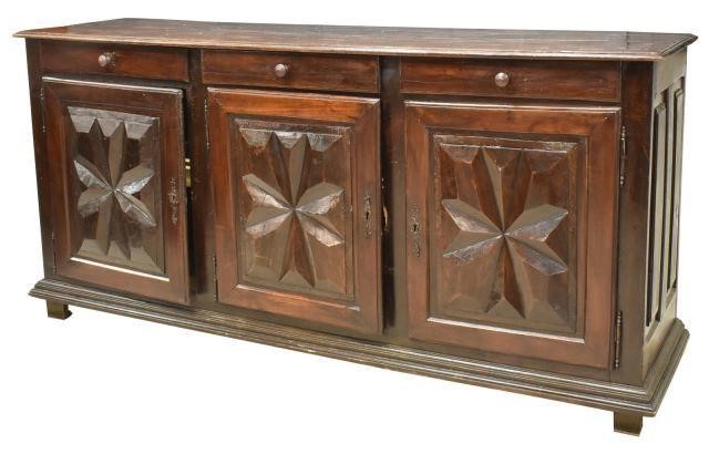 FRENCH LOUIS XIII STYLE WALNUT