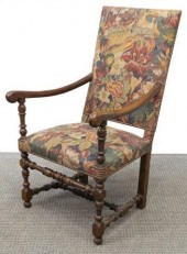 FRENCH LOUIS XIII STYLE WALNUT