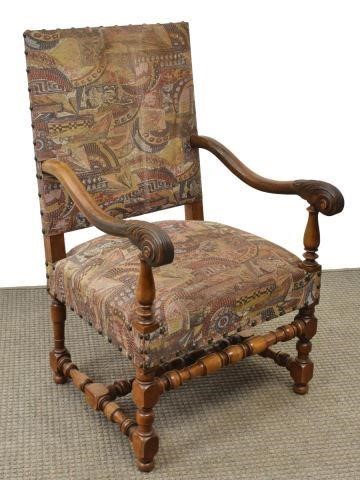 FRENCH LOUIS XIII STYLE WALNUT