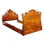 FRENCH LOUIS XIV BED ATTRIBUTE