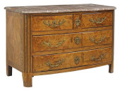 FRENCH LOUIS XIV MARBLE-TOP CO