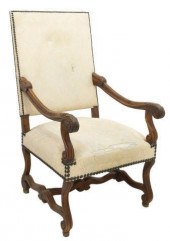 FRENCH LOUIS XIV STYLE HIGHBAC