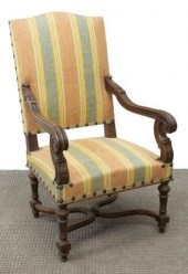 FRENCH LOUIS XIV STYLE HIGHBAC