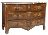 FRENCH LOUIS XIV STYLE MARBLE-