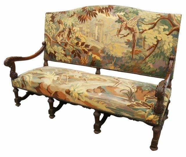 FRENCH LOUIS XIV STYLE TAPESTRY
