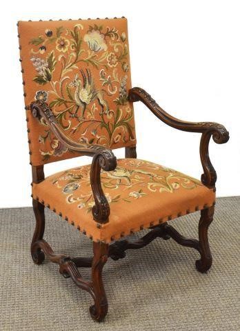 FRENCH LOUIS XIV STYLE WALNUT