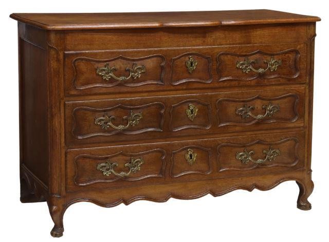 FRENCH LOUIS XV COMMODE, 18TH