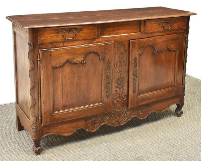 FRENCH LOUIS XV ELM & WALNUT