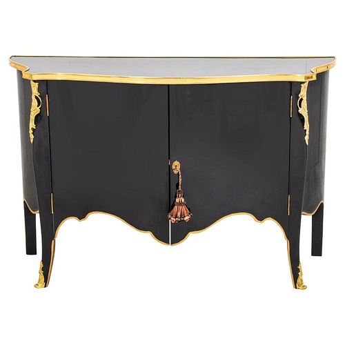 FRENCH LOUIS XV REVIVAL BLACK