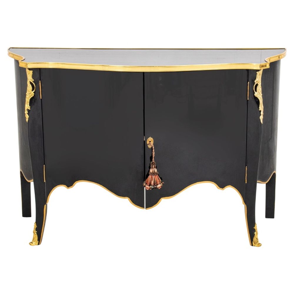 FRENCH LOUIS XV REVIVAL BLACK