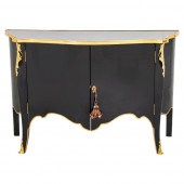 FRENCH LOUIS XV REVIVAL BLACK