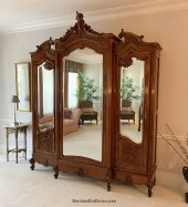 FRENCH LOUIS XV STYLE 3 DOOR A