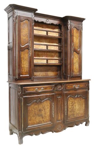FRENCH LOUIS XV STYLE BURLWOOD