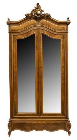 FRENCH LOUIS XV STYLE CARVED WALNUT