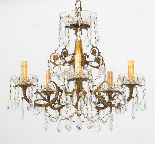 FRENCH LOUIS XV STYLE CHASED GILT