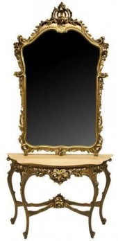 FRENCH LOUIS XV STYLE CONSOLE