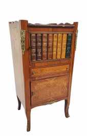 FRENCH LOUIS XV STYLE FAUX LEA