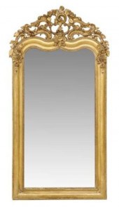 FRENCH LOUIS XV STYLE GILT PAI