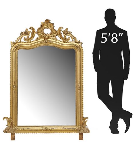 FRENCH LOUIS XV STYLE GILT ROCAILLE