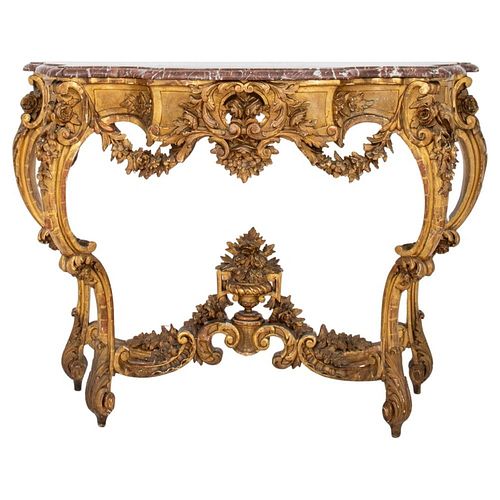 FRENCH LOUIS XV STYLE GILTWOOD
