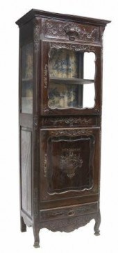 FRENCH LOUIS XV STYLE GLAZED O