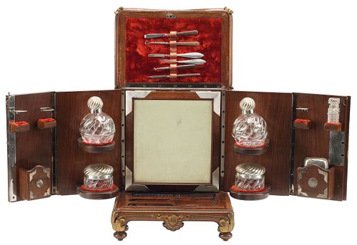FRENCH LOUIS XV STYLE MAHOGANY